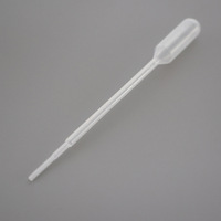Pipettes Pasteur graduées stériles jetables en plastique pour laboratoire, 0,5/1/2/3/5/10 ml, pipette de transfert micro graduée 5 ml
