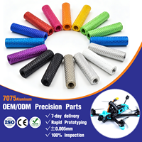 Colonne de support en aluminium moleté M3 6-50 mm |   Entretoise de support 6063 / 7075 pour assemblage de châssis de drone FPV RC, anodisée couleur