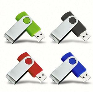 Promoción de Memorias USB Ecológicas con Logotipo Personalizado, 8GB 16GB 32GB USB 2.0/3.0, Metálicas, Colores Personalizados, para Regalo - Product Image 1
