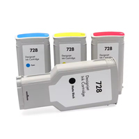Cartucho de tinta genuino Goosam 728 negro mate de 300 ml para impresoras trazadoras de gran formato DesignJet T830 MFP y T730