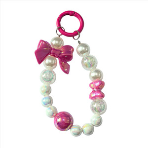 Porte-clés en plastique perlé nuage coloré mignon et amusant, breloque de sac, pendentif décoratif, accessoire cadeau pour hommes et femmes - Product Image 5