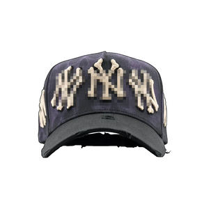 Gorras de Béisbol Personalizadas de 5 Paneles con Visera Curva, de Gamuza, Estilo Deportivo, Barbas Sporty DeathRow LA <span class=keywords><strong>Dodgers</strong></span>, con Logotipo Bordado - Product Image 4