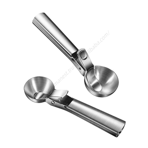 Cuillère à fruits en métal robuste Syh256, vente chaude, pour melon, biscuits et glace, vente en gros - Product Image 1