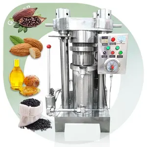 Cocoa Bean Extract Cold Extractor Sesame Seeds Hydraulic Press Presser Cacao Prickly Pear Seed Oil Machine