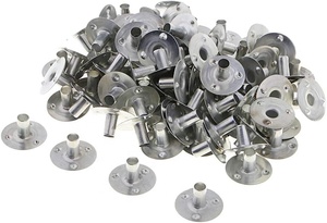 Supports de mèche de bougie en métal de 20 mm, bases de mèche pour la fabrication de bougies - Product Image 4