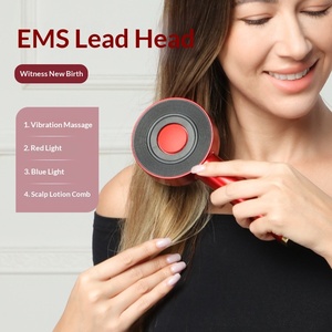 Escova de Massagem para Couro Cabeludo com Vibração, Microcorrente EMS, Luz Vermelha, Entrega de Óleo Essencial, Massagem Multifuncional Anti-Caspa - Product Image 4