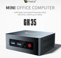 Beelink-Mini PC para juegos, ordenador portátil de 8G, 256G, 64 bits, Wins10, Ubuntu, GK35, Intel J3455