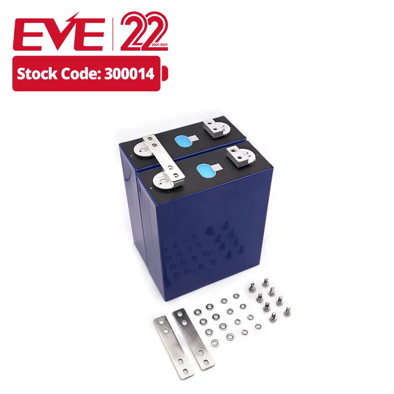 EVE lf280K lifepo4 Cellule de batterie 280Ah 300ah 8000 Cycle 3.2V Batterie rechargeable stockage d'énergie lifepo4 280ah batterie