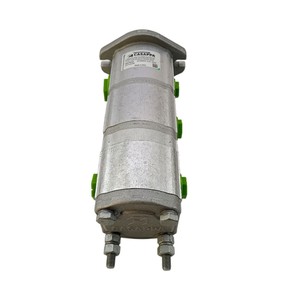 Pompe à engrenages hydraulique HynDAI 31FT-01300 double pour chariot élévateur diesel 3T, pièce en alliage d'aluminium YY0008748 - Product Image 2