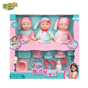 Muñeca Interactiva Sunseed Escala 1:12 con Bandeja de Alimentación, Biberón y Baño - Plástico 15-30cm para Niñas de 2 a 7 Años - Product Image 6