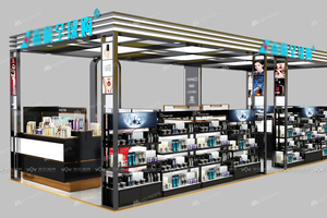 Kiosco de Centro Comercial BKC026 para Productos de Cuidado de la Piel, Exhibición de Lujo para Tienda de Artículos de Belleza, Stand para Exhibición de Productos de Cuidado de la Piel - Product Image 6