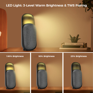 Bluetooth White Noise Speaker LED Night <b>Light</b> <b>Sleep</b> Aid Sound Machine Wireless Desktop Lamp for Home Office - Product Image 4