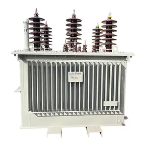 Transformator daya transformator terbenam minyak tegangan rendah, tiga fase 400v 10KV 20KV 30kV biaya distribusi
