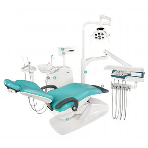 Pemasok alat gigi elektrik, kursi <span class=keywords><strong>Dental</strong></span> elektrik 2022, baru disetujui ce, <span class=keywords><strong>6</strong></span> bohlam, lampu Led, kursi gigi - Product Image 1