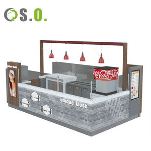 Conception d'intérieur de café de haute qualité, conception 3D, <span class=keywords><strong>boutique</strong></span> de crème glacée intérieure, remorque / kiosque de vente au détail unique pour la restauration rapide - Product Image 3