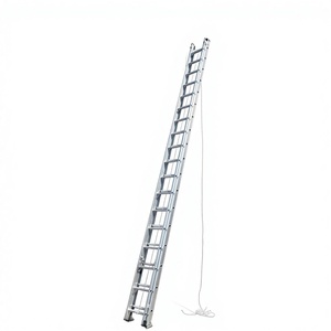 Échelle télescopique portable en aluminium avec cordon <span class=keywords><strong>de</strong></span> traction pour la maison, l'entrepôt et les travaux en extérieur – Offre Spéciale - Product Image 1