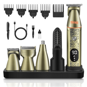 DSP 6 In 1 <b>Electric</b> Hair Clipper Set With LCD Display Metal Body USB Rechargeable For Men Grooming <b>Kit</b> - Product Image 2