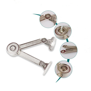 Quincaillerie de meubles, charnière de support de <span class=keywords><strong>porte</strong></span> de placard, amortisseur avec fermeture douce, support de charnière - Product Image 4