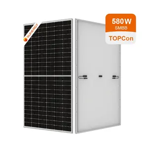 N Type TOPCon 575w Solar Panel New Model 565w 570w 580w 585w Pv Module Price Panel Solar 1000w