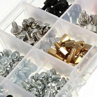 Kit d'assortiment de vis en fer et cuivre Wanqor pour réparation de boîtier PC DIY, ventilateurs d'alimentation, graphiques, CPU, et entretoises de carte mère pour HDD SSD