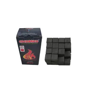 FireMax carbone di cocco 100% Nature Cube narghilè carbone meno cenere carbone di cocco per Shisha