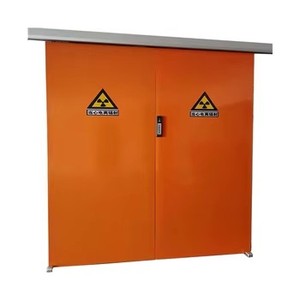 Puerta de plomo de una sola hoja con ventana de observación integrada para radiografía clínica en el lugar de trabajo - Product Image 5
