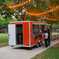 Food Truck Mobile avec Salle de Bain, Food Truck d'Extérieur, Food Truck à Limonade, Food Truck Italien, Food Truck de Conduite avec Cuisine Complète