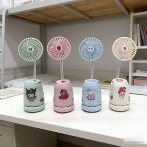 Venta Directa de Fábrica, Ventilador de Escritorio Mini Personalizado al por Mayor con Aspiradora, Portaplumas, Sacapuntas, 2 Velocidades, 400mAh - Product Image 6