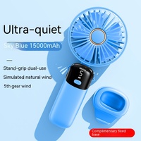 Batterie rechargeable 1200mAh mini ventilateur pliable portatif petit ventilateur de bureau électrique ventilateur de refroidissement à air d'été