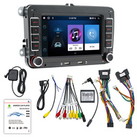 Lecteur Multimédia GPS Android pour Voiture Volkswagen de 7 Pouces, CarPlay Sans Fil, Grand Écran Haute Définition, Image de Recul