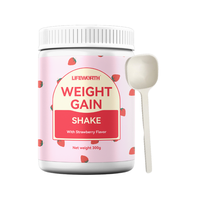 Lifeworth suplemen nutrisi Olahraga cepat, bubuk Protein pembentuk otot melengkung berat badan Protein Whey