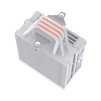 Refroidisseur de processeur neuf 2026, directement de l'usine, avec affichage de la température, radiateur ARGB, refroidisseur d'air pour processeur pour LGA 1851 1700 1200 1366 AM5 AM4