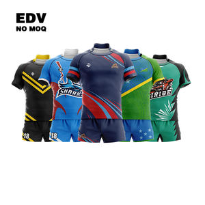 Maillot de rugby de conception populaire Chemises de rugby décontractées Maillot de rugby court - Product Image 3