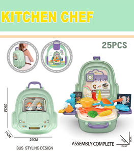 Juego de 25 Piezas de Juguetes de Cocina para Niños, con Mochila, Utensilios de Cocina, Juego de Roles, Regalo Educativo - Product Image 3
