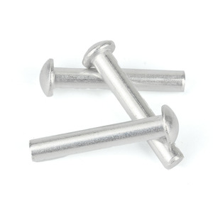 GB 867 Aluminium ronde kop klinknagels, gladde afwerking, massief aluminium klinknagel - Product Image 5