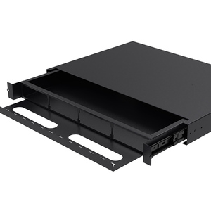 Panel de Conexión de Fibra Óptica LC MPO de Alta Densidad 1U para Montaje en Rack, Preterminado y con Empalme por Fusión, Caja de Acero Extraíble - Product Image 3