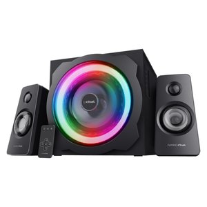 Set Altoparlanti Pc GXT 629 Tytan 2.1 RGB Black 120W 0931098 Game Sound Effects Remote Control 3 <b>Speakers</b> - Product Image 1