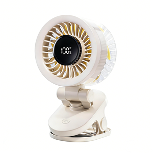 OEM ABS Tragbarer Tischventilator, Leiser Clip-Ventilator mit Verstellbaren Winkeln für Schreibtisch, Nachttisch, Regal und Arbeitsplatz - Product Image 1