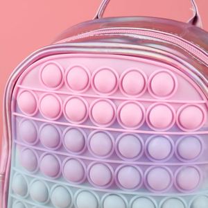 Fidget Backpack Silicone Rainbow <strong>School</strong> Bags Backpack for Girls <strong>Popet</strong> <strong>School</strong> Bag Unique Items - Product Image 5