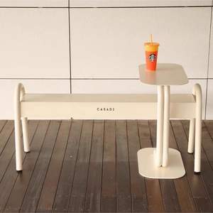 <span class=keywords><strong>Banc</strong></span> <span class=keywords><strong>de</strong></span> <span class=keywords><strong>jardin</strong></span> pliable et rotatif <span class=keywords><strong>en</strong></span> <span class=keywords><strong>fer</strong></span> métallique, style nordique moderne, 2 places, pour <span class=keywords><strong>jardin</strong></span>, terrasse, café, salle <span class=keywords><strong>de</strong></span> sport, centre commercial - Product Image 3