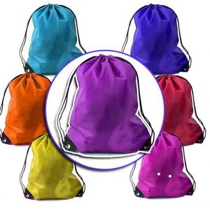 Desent Waterproof Multi-Color Drawstring Backpack Cinch Bulk Polyester <b>String</b> <b>Bag</b> Shopping for Outdoor Adventures - Product Image 2