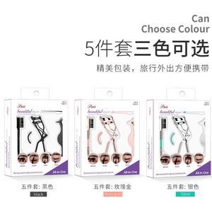 Juego de herramientas para dar forma a las cejas, 5 piezas de acero inoxidable para principiantes, mujeres y hombres, tijeras para recortar las cejas, pinzas, kit de plantillas - Product Image 5