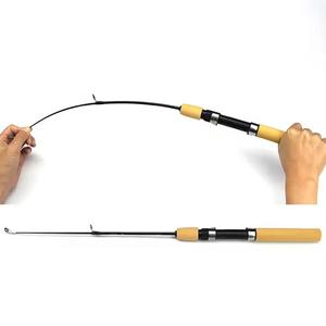 Canne à pêche sur glace 55cm-75cm, vente <span class=keywords><strong>en</strong></span> gros, haute qualité, poignée <span class=keywords><strong>en</strong></span> mousse EVA couleur naturelle, fibre de carbone, pêche <span class=keywords><strong>en</strong></span> eau douce, utilisation hivernale - Product Image 2