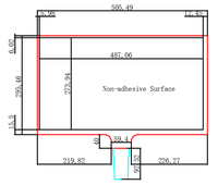 Película Táctil Capacitiva Interactiva Transparente de 21.5 Pulgadas 16:9, Nueva Interfaz USB y Serial para Máquinas Expendedoras