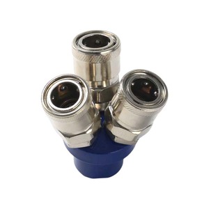 C-Typ Pneumatikanschlüsse, Schnellkupplung für Luftkompressor, Luft- und Gasverteiler für Pumpenwerkzeuge, Mehrfachverteiler - Product Image 1