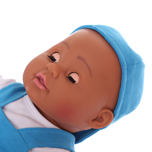 Venta al por mayor de silicona sólida llorando sonriente bebé de la muñeca Juguetes - Product Image 5