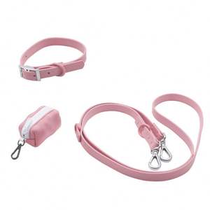 Colorido Collar <span class=keywords><strong>de</strong></span> perro XS XL Remache duradero Correas <span class=keywords><strong>de</strong></span> nailon multifuncionales Patrón sólido Entrenamiento para caminar Bolsas para <span class=keywords><strong>caca</strong></span> <span class=keywords><strong>de</strong></span> mascotas Correa XS XL - Product Image 1