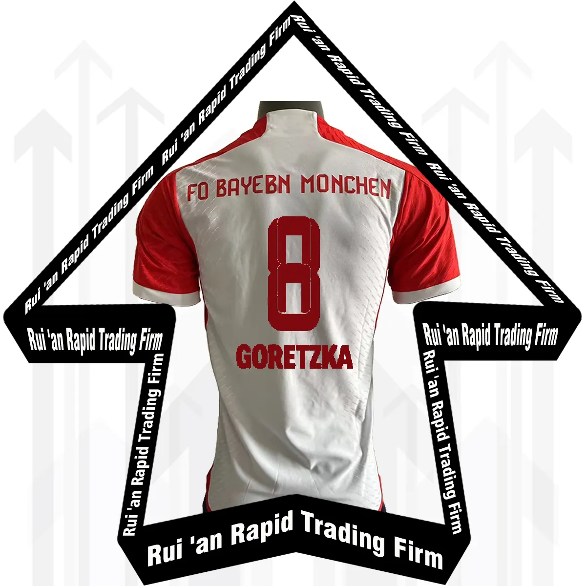 China Hochwertige Spieler version rot-weiß Fußball trikot Fabrica nte de Camisetas del Bayern Municher Trikot Bayern Municher