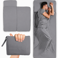 Sac de couchage extérieur de haute qualité, style enveloppe, ultra léger, pliable, portable, pour voyage, camping, hôtel