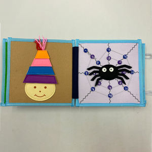 Nuovo libro sensoriale 3D Montessori in feltro per bambini, libro interattivo per la raccontazione di <span class=keywords><strong>storie</strong></span>, gioco educativo per la prima infanzia. - Product Image 3